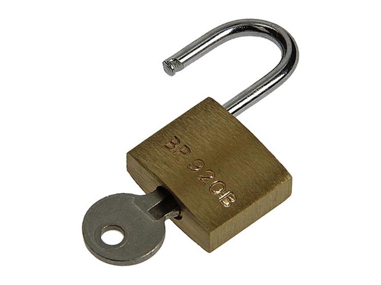 Mack 1014071 - cadeado com cilindro latão 20 mm | 10 peças