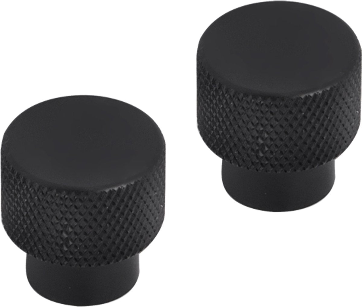 Differnz utrecht knop – 25 mm – mat zwart