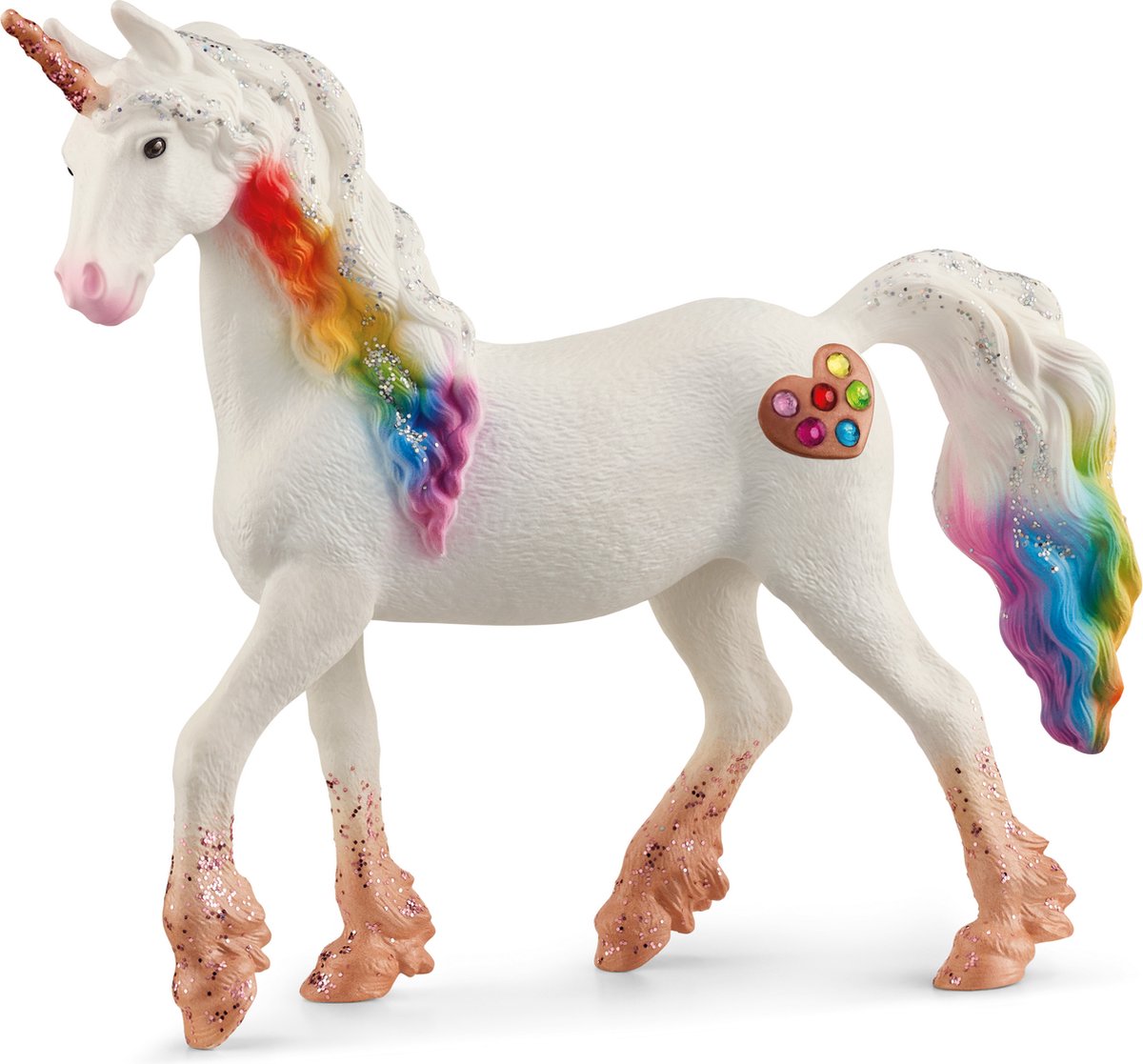 Hrací figurka Schleich bayala - duhová klisna jednorožce - fantasy, dětská hračka jednorožec - 70726
