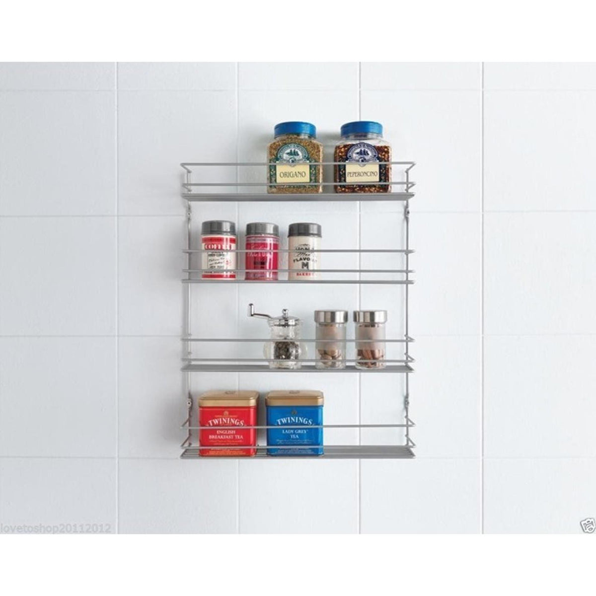 Metaltex space saver интелигентна кухня pepito поставка за подправки 4 нива 36x8x45 см сребро