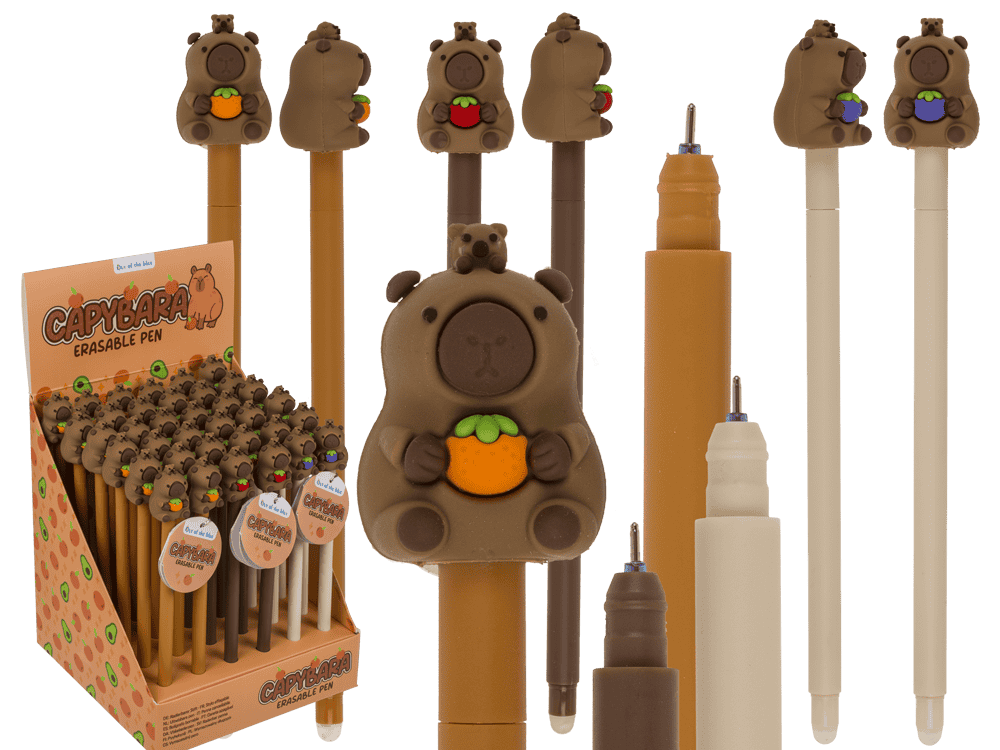 Dsp lösbar Pen, Capybara. 3 ass. 36