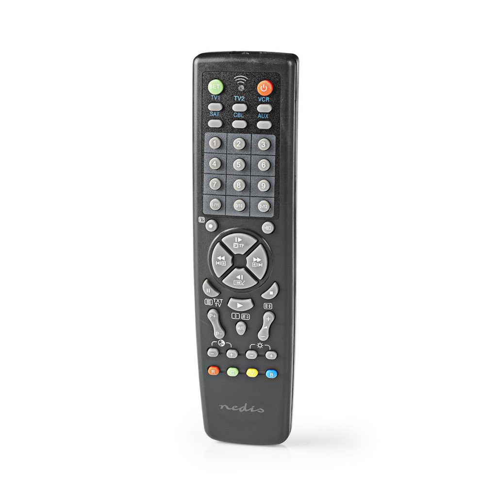 Nedis tvrc2100bk cianrialtán uilíoch réamhchláraithe rialaithe 10 bhfeiste