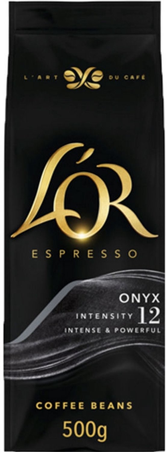L'or espresso onyx kaffebönor - intensitet 12 12 - 4 x 500 gram