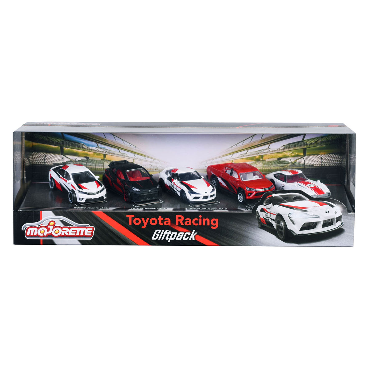 Majorette Toyota die-cast racing cars gift pack, 5 pcs.