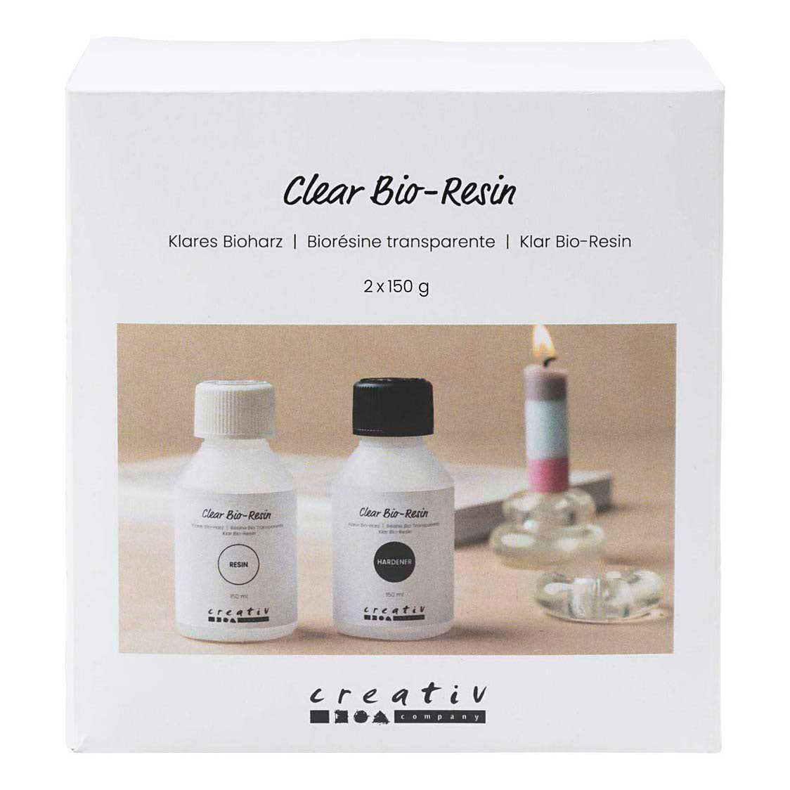 Creativ cég https: www.cchobby.nl transparent-bio-resin-clear-2x150-ml-1-box