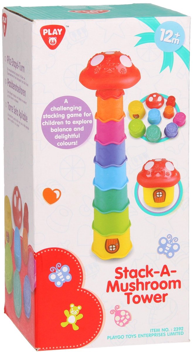 Playgo Stack Tuerm Champignon