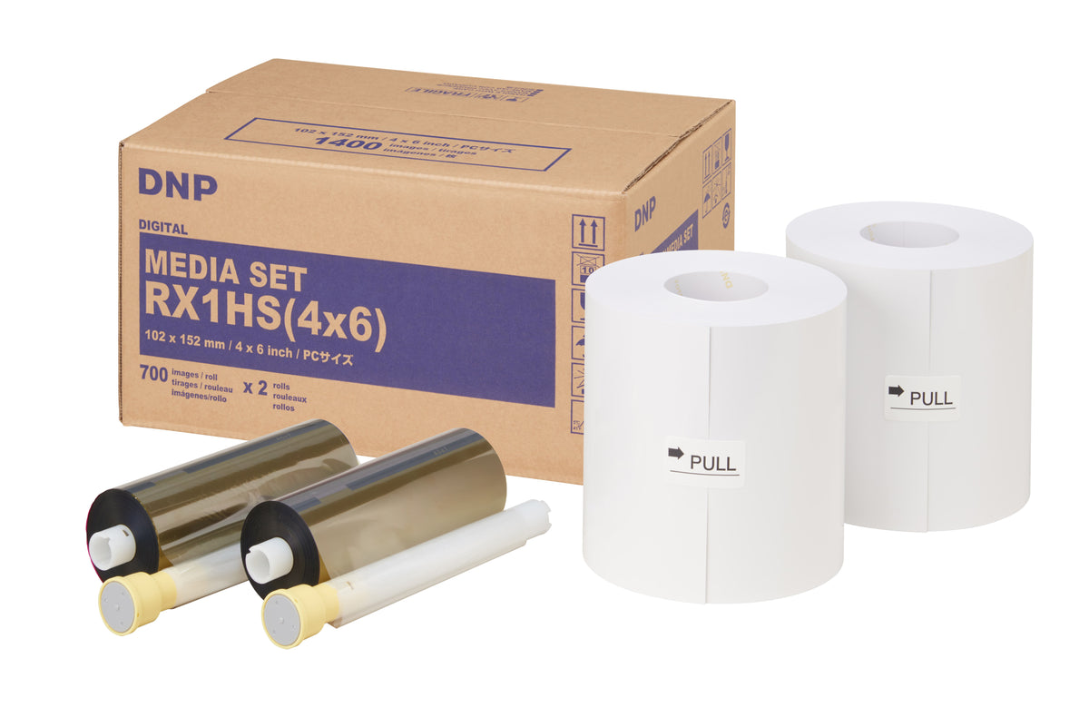DNP Paper DSRX1HS-4X6 2 Rolls � 700 Pcs. 10x15 for DS-RX1HS