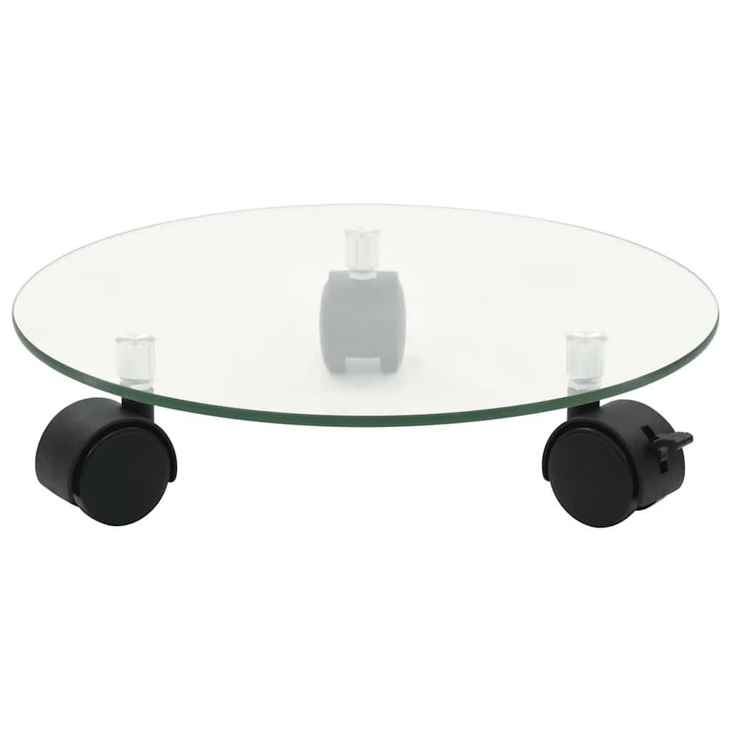 Rollóirí plandaí Vidaxxl bhabhta 28 cm gloine tempered 2 ríomhaire