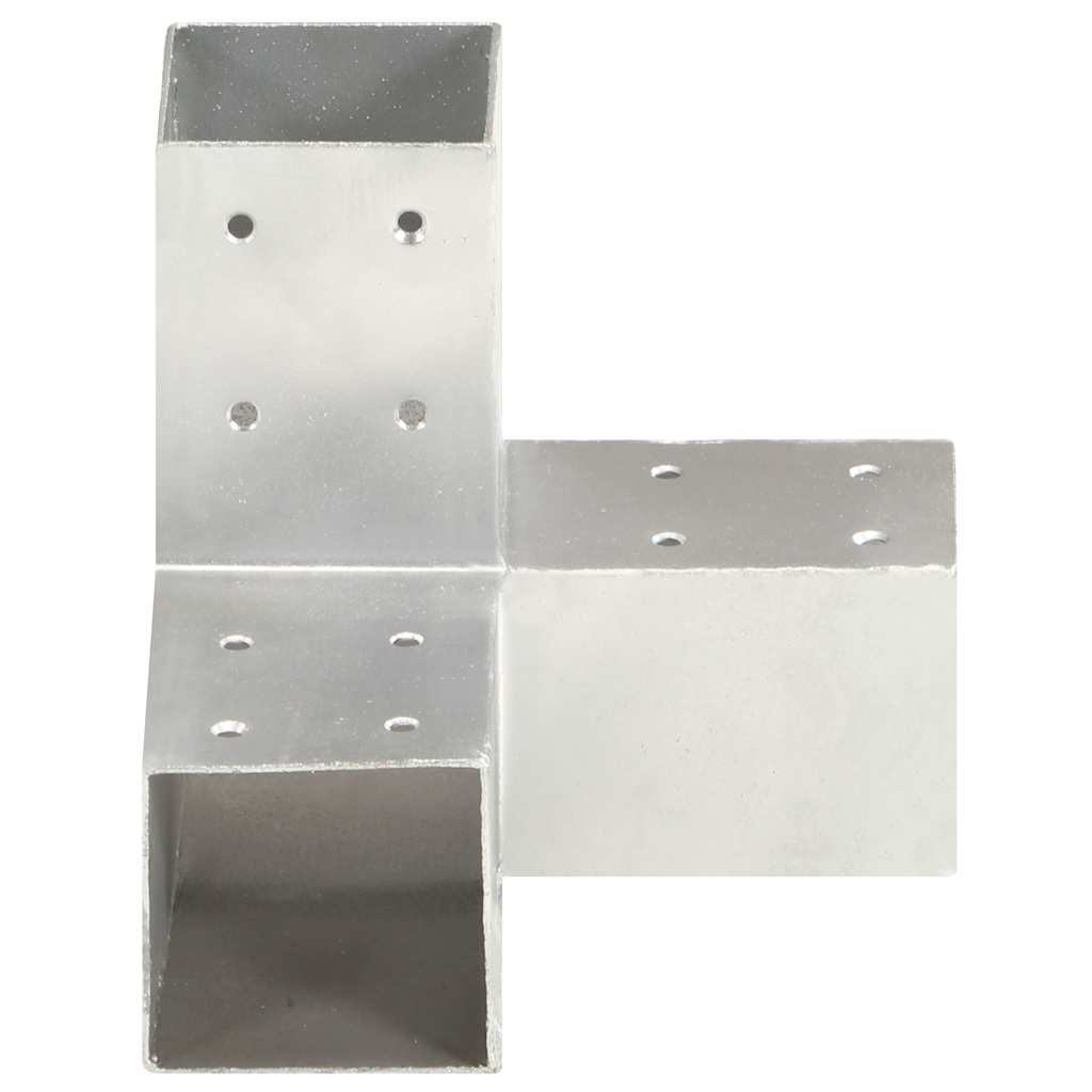 Vidaxl post connector Y-shape 81x81 mm galvanized metal