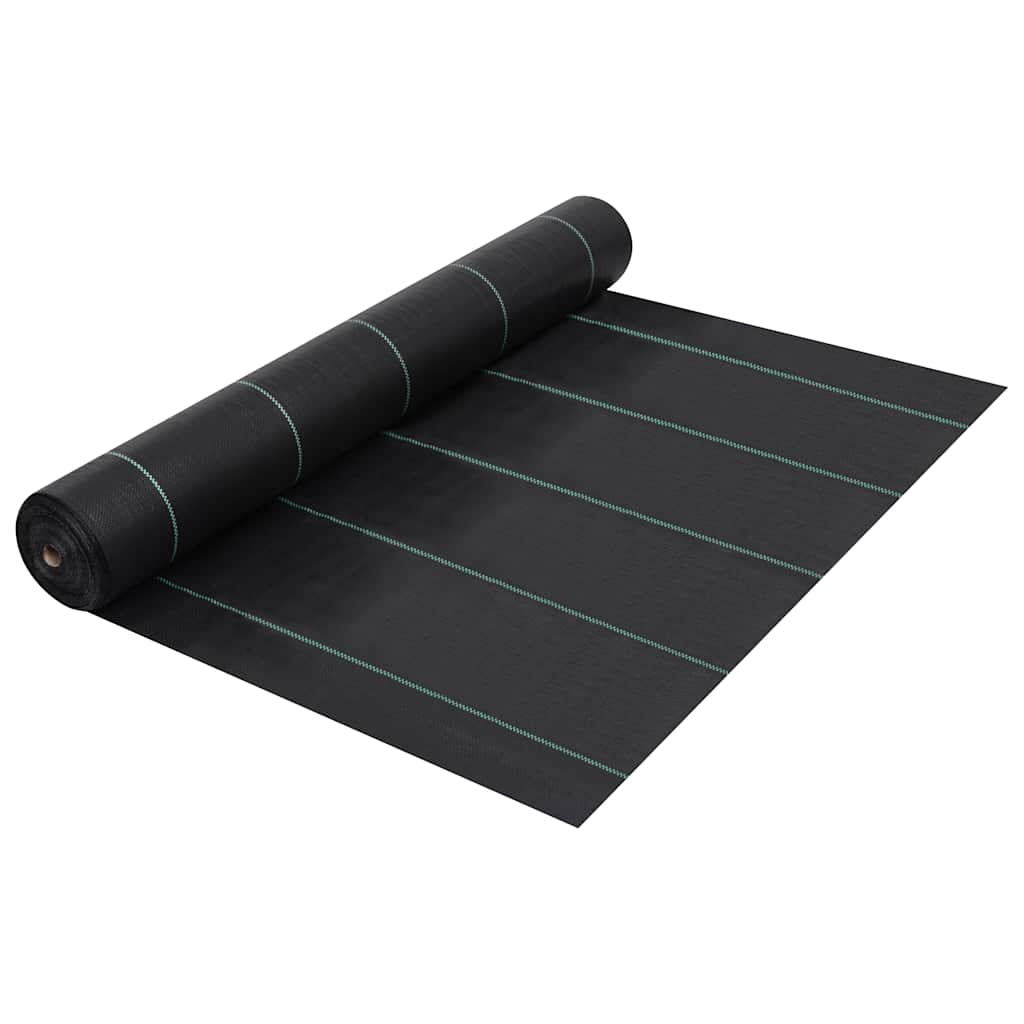 Vidaxl root cloth 2x25 m pp black