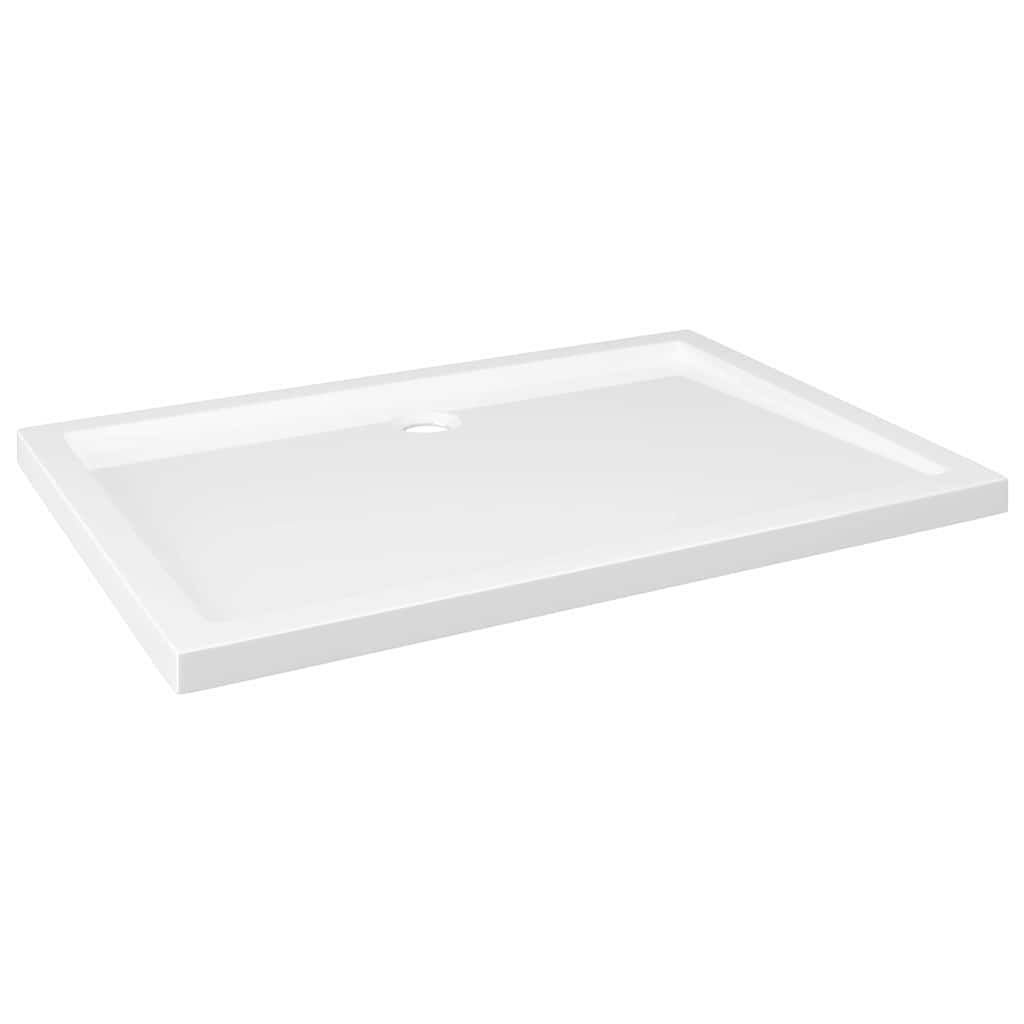 Vidaxl shower tray rectangular 70x100 cm abs white