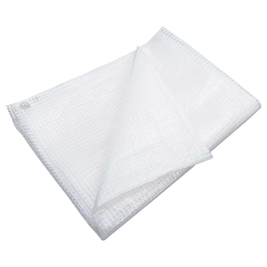 Vidaxl tarpaulin leno 140 g m² 6x10 m white