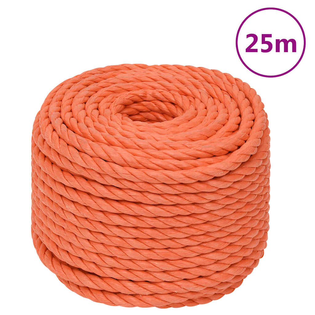Vidaxx work rope 14 mm 25 m polypropylene orange