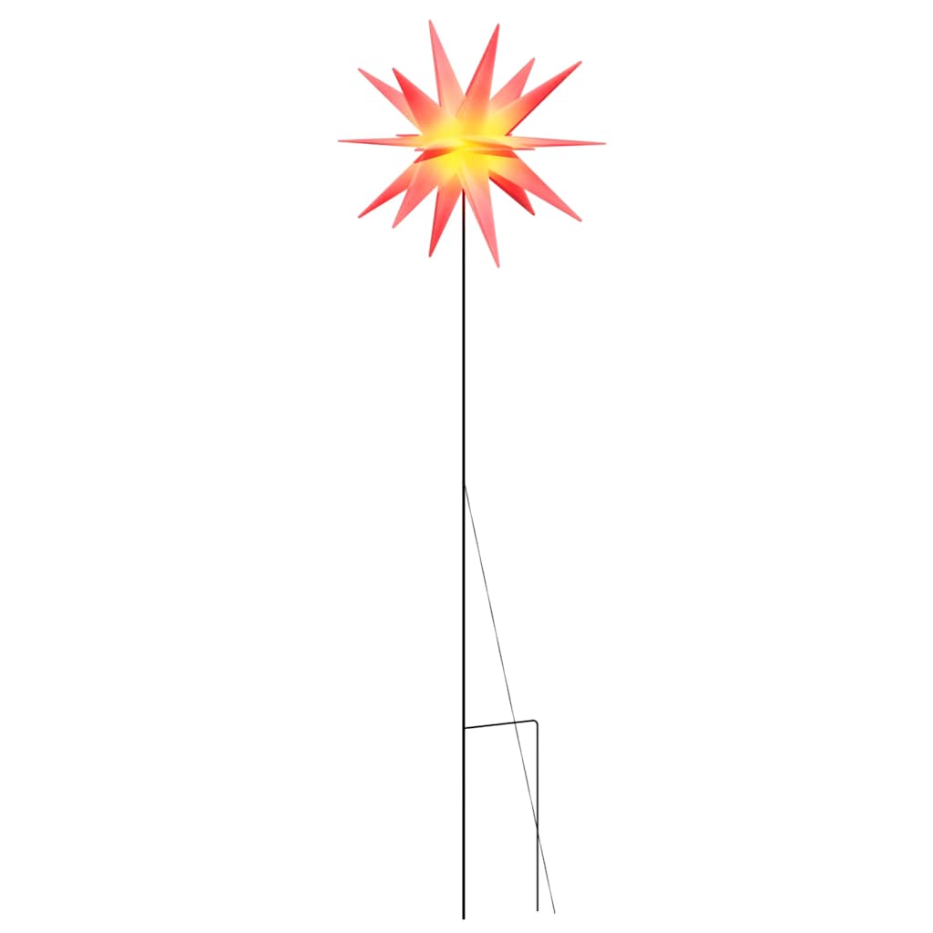 VidaXL Christmas light with ground spike and LED foldable 57 cm red