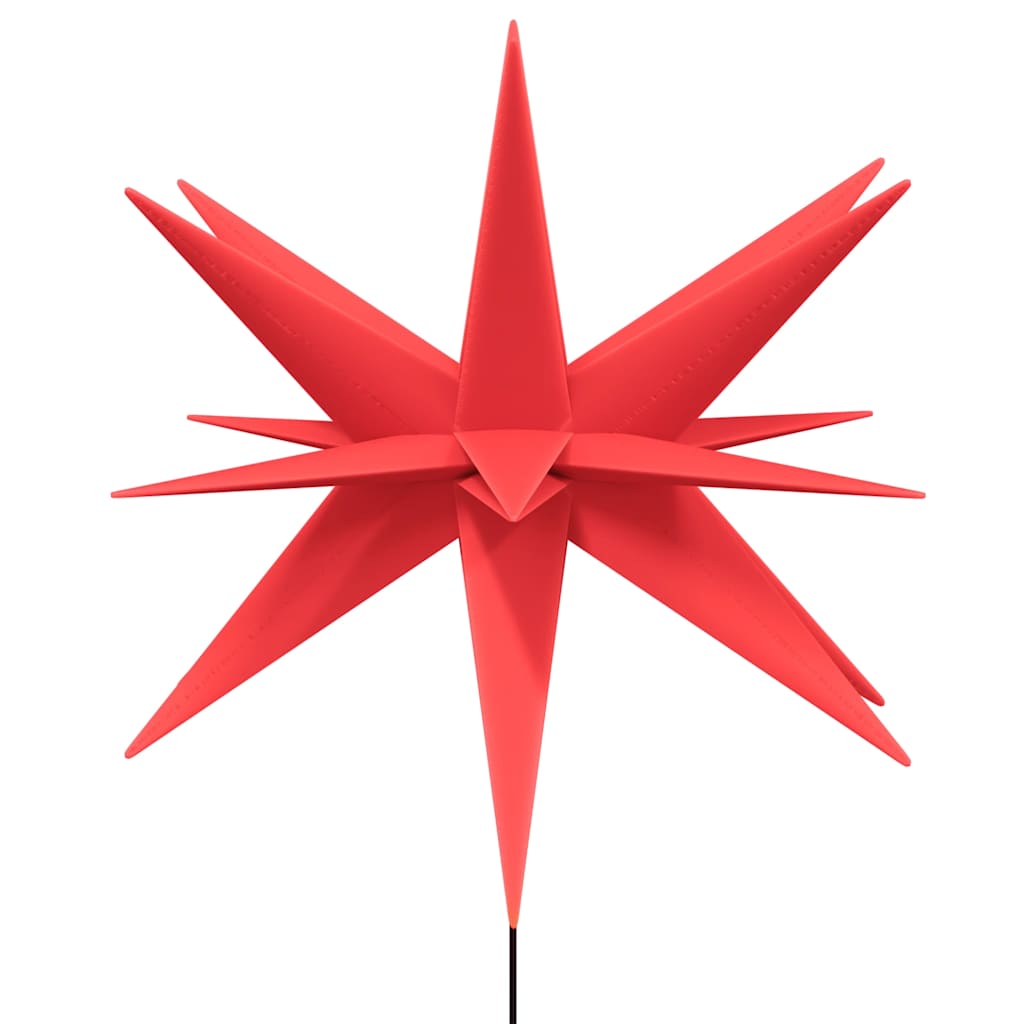 VidaXL Christmas light with ground spike and LED foldable 57 cm red