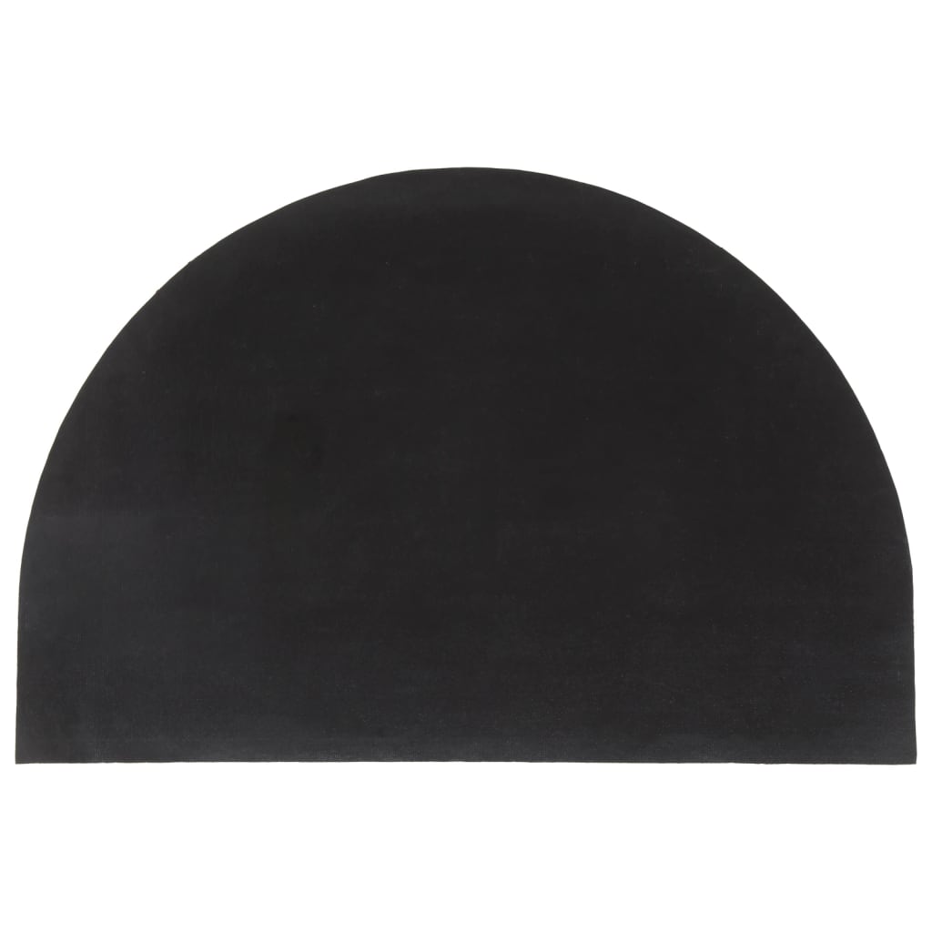 Vidaxx doormat semi-circular 60x90 cm tufted coconut fiber natural