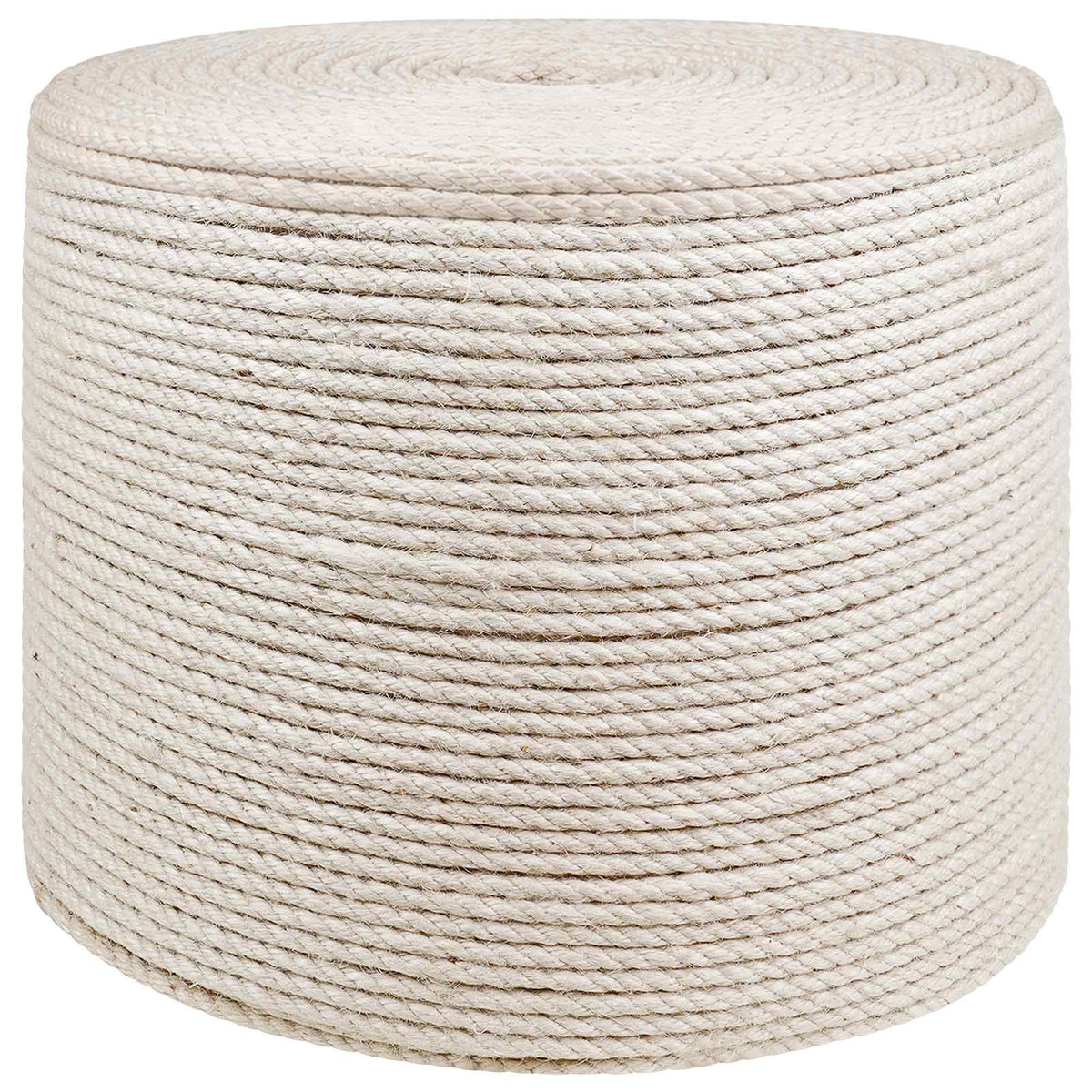 Vidaxl jute touw 10 st 20 mm 100 m wit 100% tossa jute