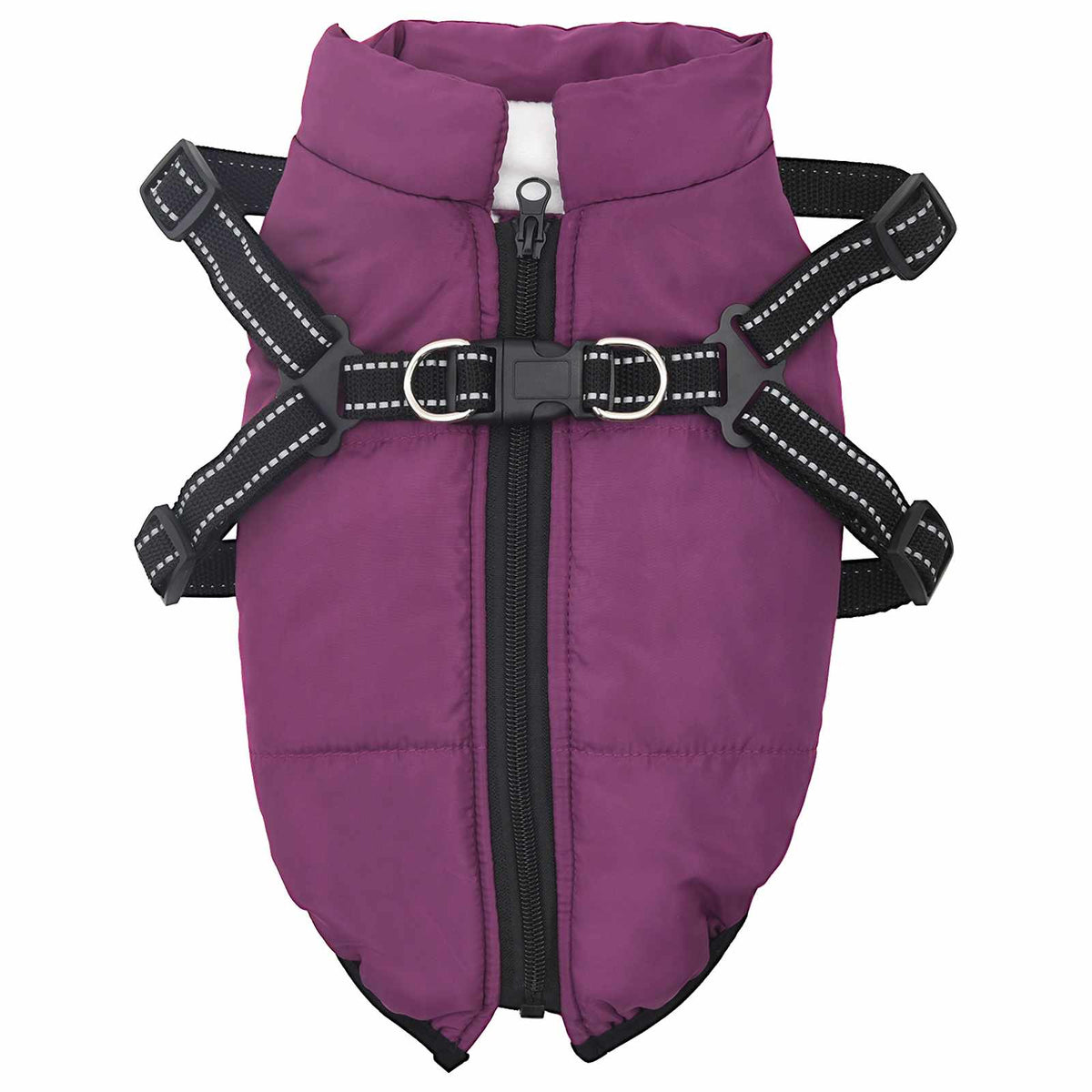 Vidaxl hondenjas paars l36 fleece en polyester