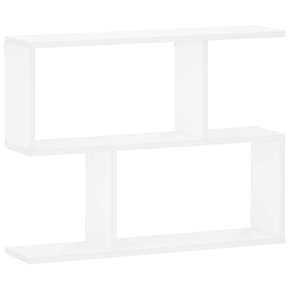Vidaxl wandplank wit 72 x 17 x 55.5 cm bewerkt hout