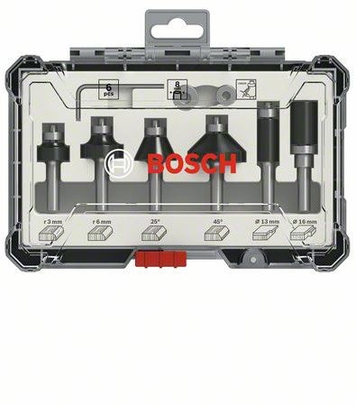 Bosch 8-piece mixed milling set - shaft diameter 8 mm