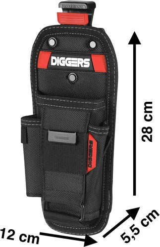 Diggers quick click large pliers storage bag - dk637