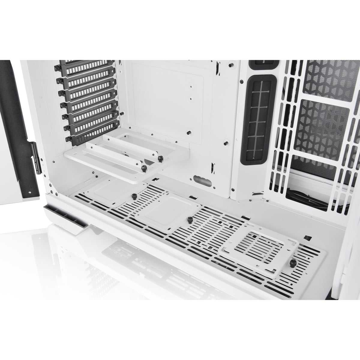 Caixa de torre midi Thermaltake view 51 tg snow argb edition (branca | 4x USB-A | 1x USB-C | RGB | janela)