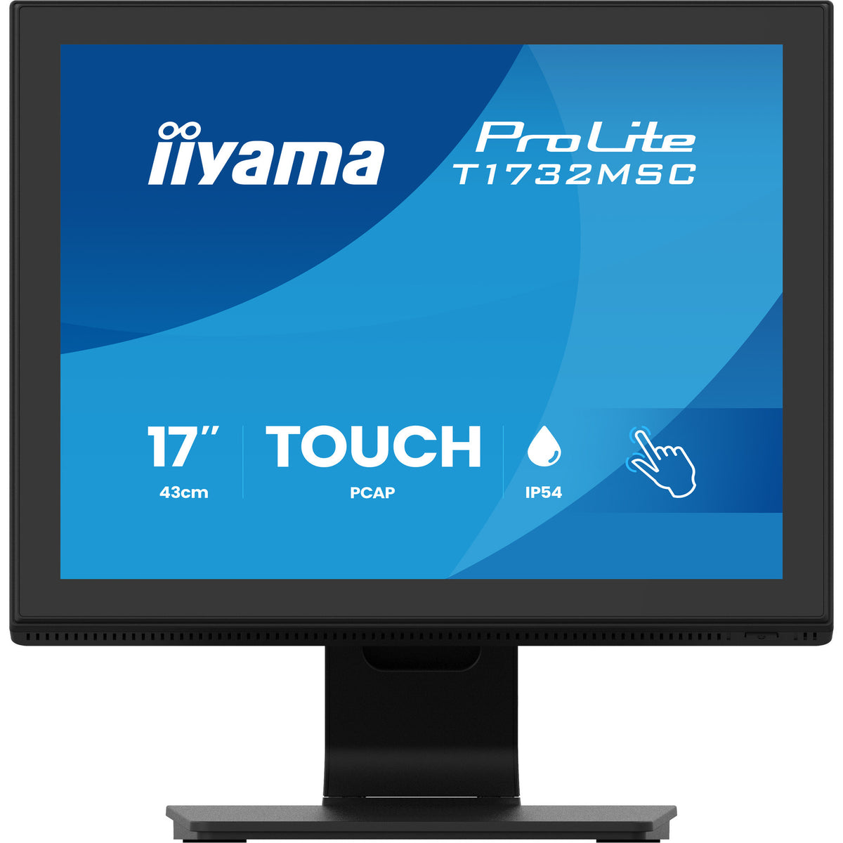 Iiyama prolite t1732msc-b2s 17 érintőképernyős monitor (fekete, 1x kijelző port, 1x HDMI)
