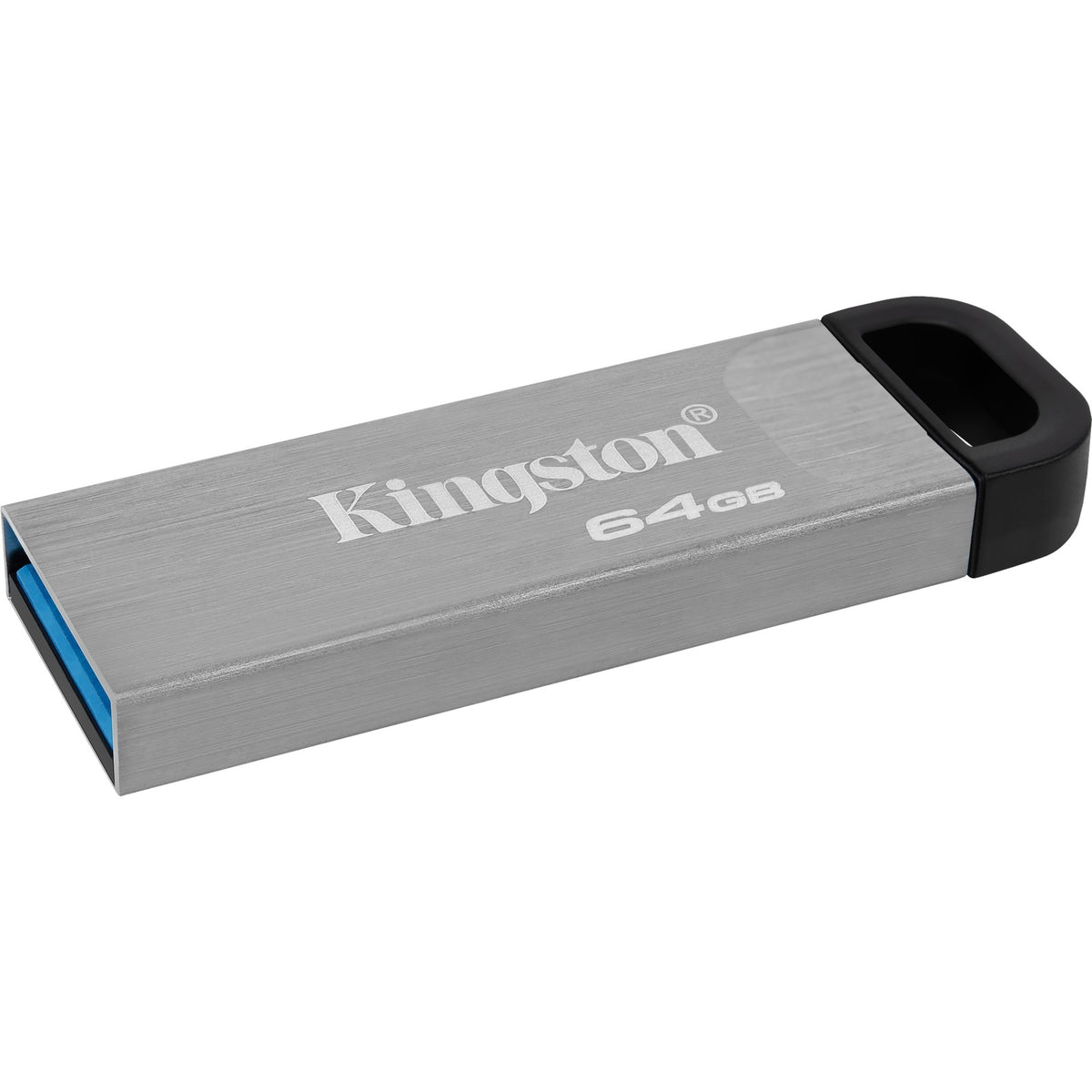 Kingston DataTraveler Kyson 64 GB USB flash drive (silver, DTKN 64GB)