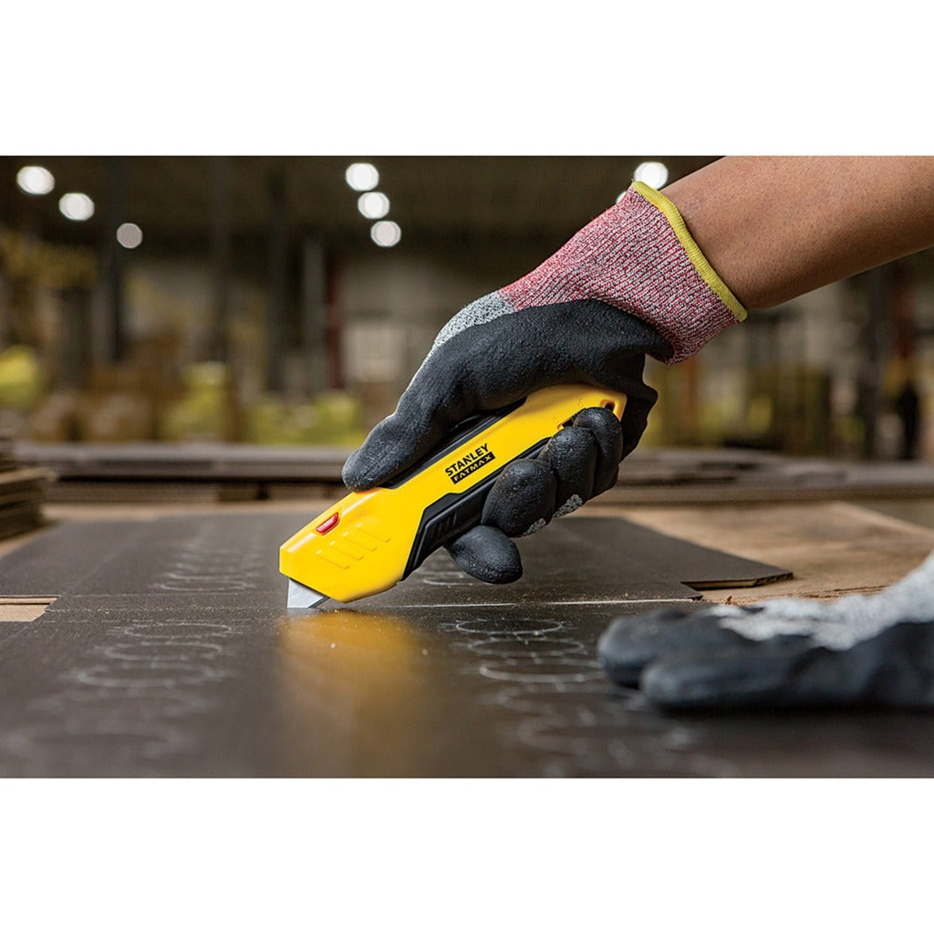 Stanley Fatmax Safety Knife Squeeze Bimat Knife (Yellow Black)