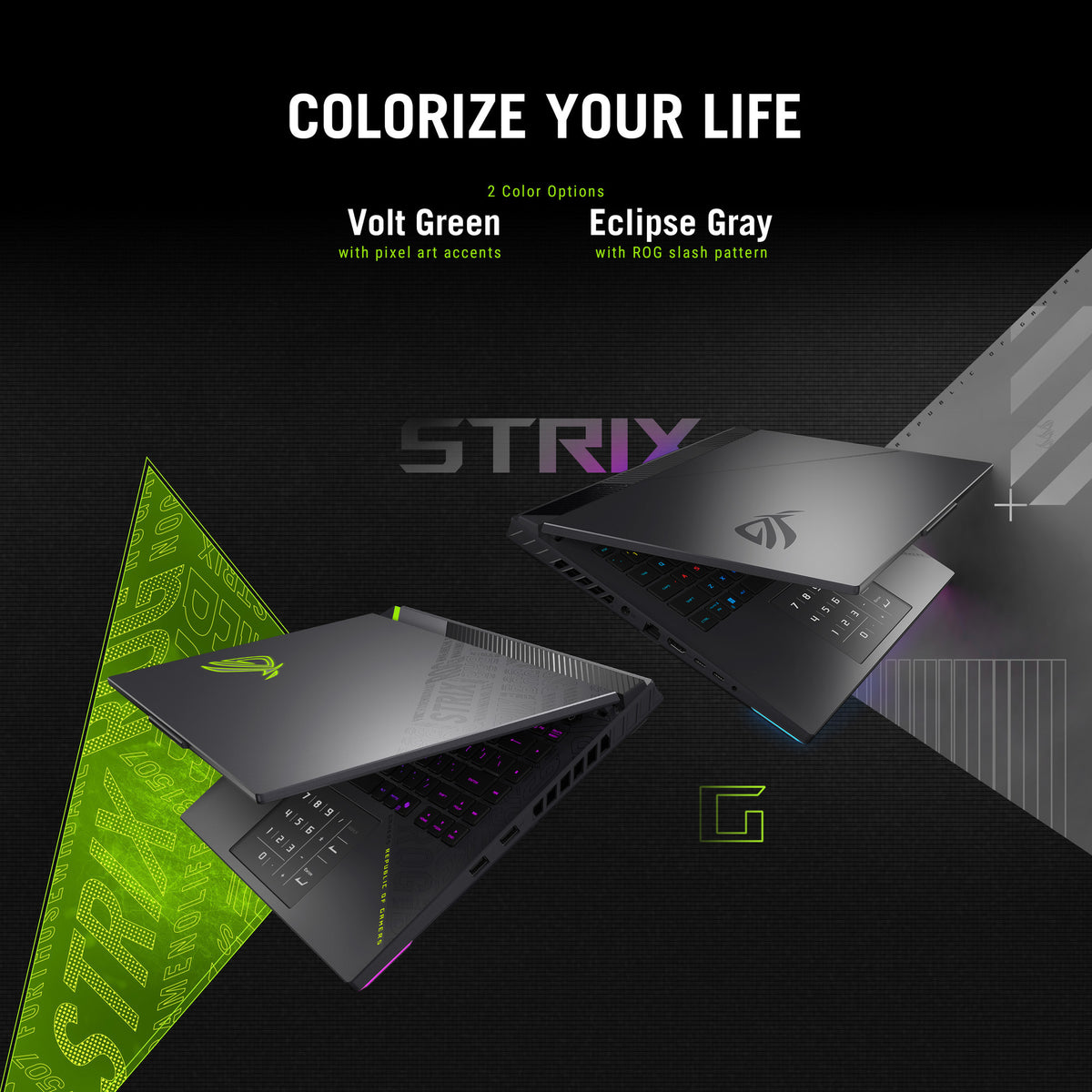 Asus rog strix g16 g614fr-s5252w 16 igričarski prenosnik (sivo zelen | r9 9955hx | rtx 5070 ti | 16 GB | 1 TB SSD)