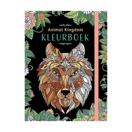 Deltas animal kingdom coloring book for adults