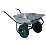 Fort products wheelbarrow 90l galvanized 2 wheels 1