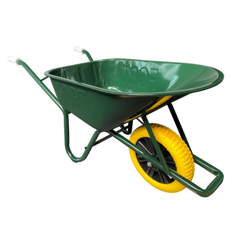 Fort products wheelbarrow 80l completely painted plus never leak wheel