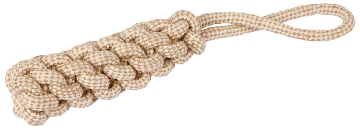 Products dummy on rope with jute cotton 5x32cm