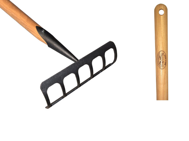 The white products hoe rake 20cm ash handle 170cm dewhite