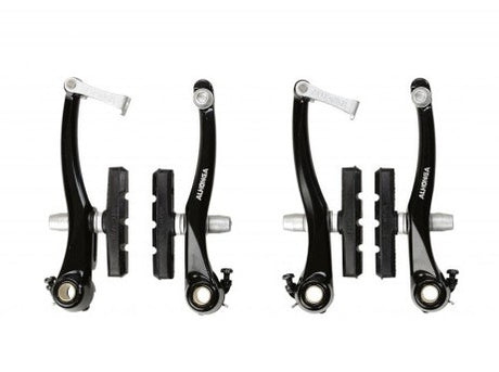 V-brake brake set black front + rear complete