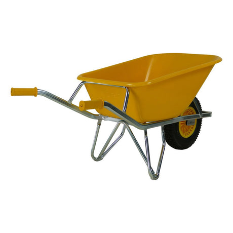 Fort products wheelbarrow 100l pavers yellow