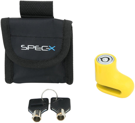 Bloqueio de disco de freio Spec-x mini chinelo de disco de freio parafusos amarelos de 5,5 mm