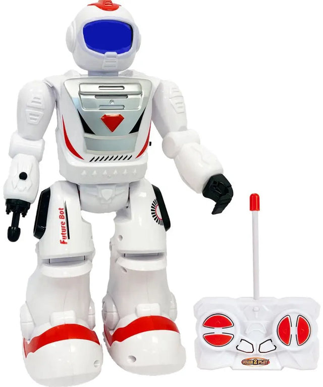 Gear2play robot future bot - bestuurbare speelgoedrobot - met licht en geluid - 27 cm hoog