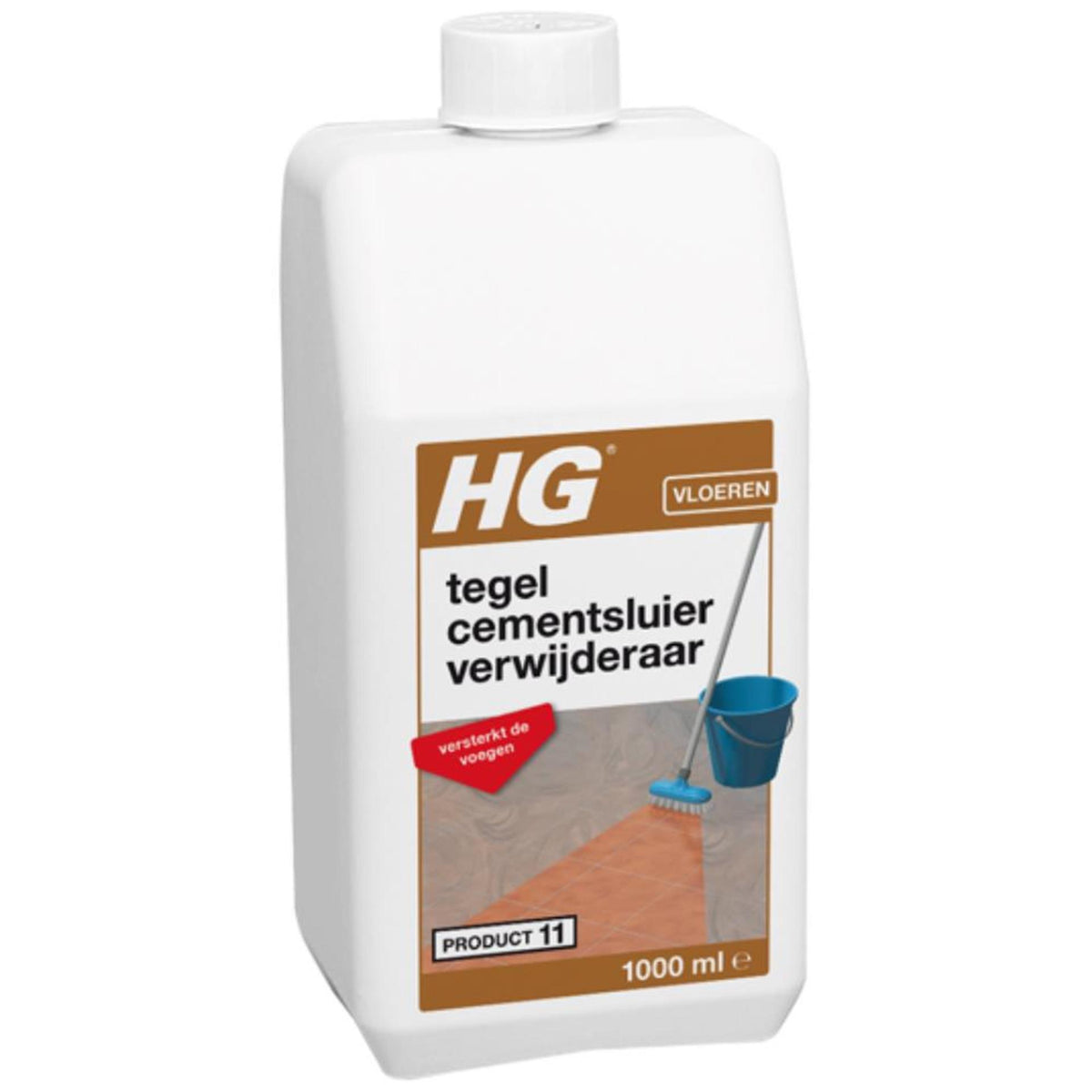 Hg tile cement film remover 1 liter for all types of tiles and tiles