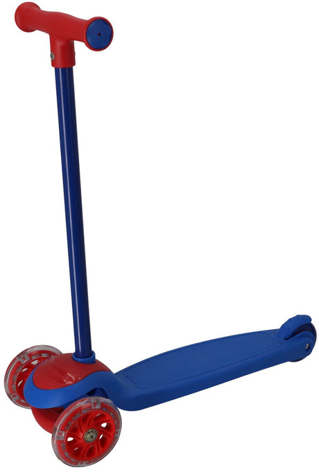 Alert - step scooter - tricycle - blue red