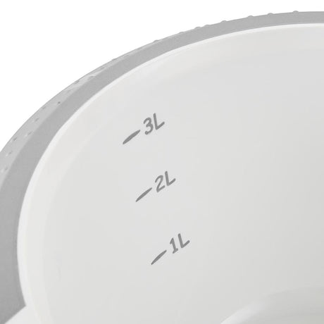 Keeper mixing bowl anti-slip 3.5l ã˜26x14cm nordic gray