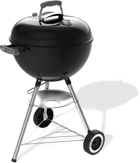 Weber eredeti vízforraló - ø 47 cm-es grillrács - faszén grill - fekete - hamugyűjtő tálca - 2 tartós, időjárásálló kerék - egyérintéses tisztítórendszer - fedél hőmérő - 2 szerszámkampó - karc- és rozsdaálló