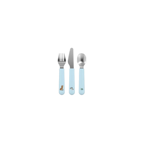 Mepal mio children's cutlery little dutch - 3-piece. fork. knife and spoon - stainless steel - children's tableware - forest friends