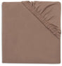 Jollein fitted sheet for crib - 60x120cm - jersey - milky coffee