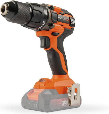 Akumulátorová vrtačka Powerplus powdp15100 - 20V aku vrtačka na dřevo, kámen a kov - bez baterie a nabíječky