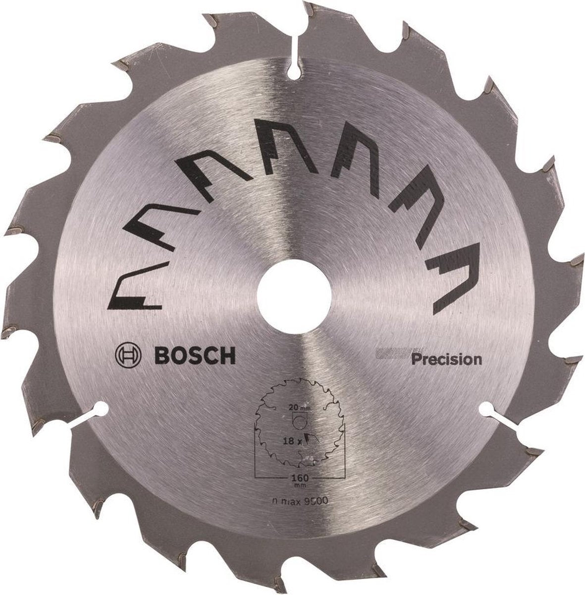 Bosch Kreessägeblad Präzisioun 160x2x20 16,t18 (1)