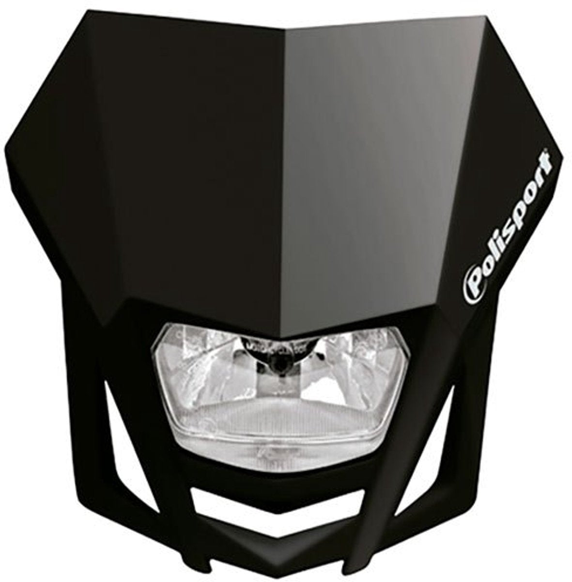 Polisport plaketa phare avec optique phare avant lmx noire pro moto enduro cross