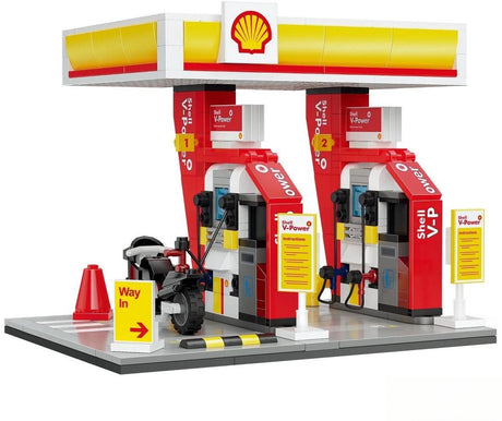 Cada – c66028wj – gas station construction set – 305 pieces