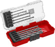Einhell 108743 gereedschapsstaal steen-spiraalboorset 10-delig 3 mm, 4 mm, 5 mm, 6 mm, 7 mm, 8 mm, 9 mm, 10 mm 1 set(s)